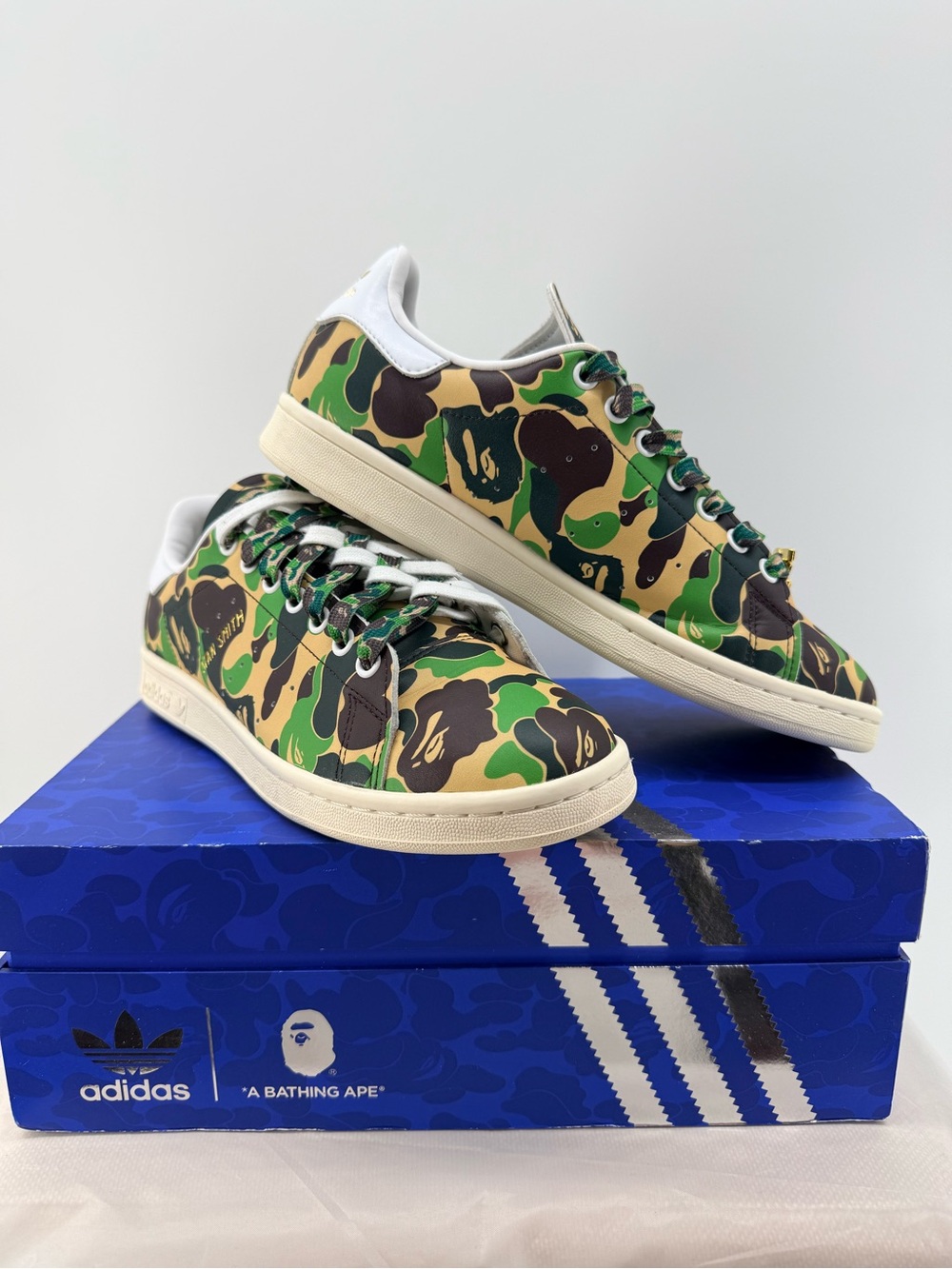 Adidas Stan Smith Bañe ABC Camo Size 8M